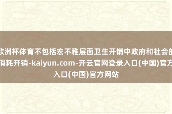 欧洲杯体育不包括宏不雅层面卫生开销中政府和社会的大家消耗开销-kaiyun.com-开云官网登录入口(中国)官方网站
