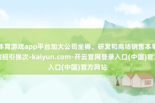 体育游戏app平台加大公司坐褥、研发和商场销售本事团队的招引挨次-kaiyun.com-开云官网登录入口(中国)官方网站